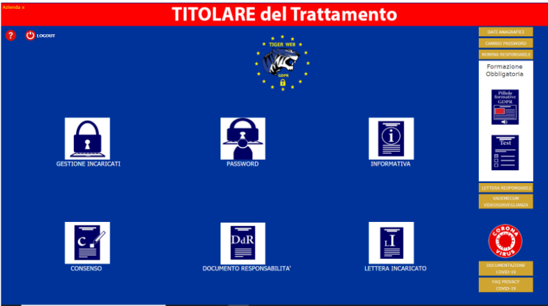 pannello contr titolare